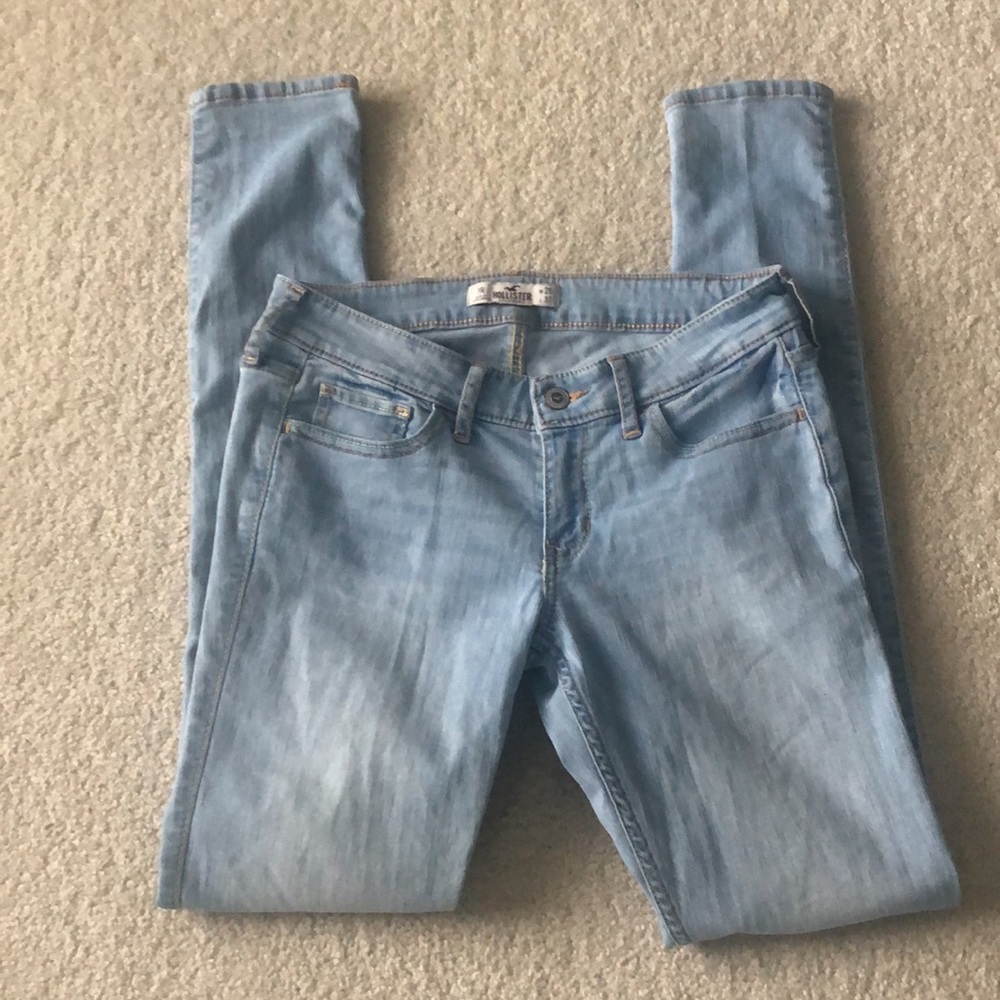 Hollister Light Wash Stretch Jeans Sz 3R W26 L31